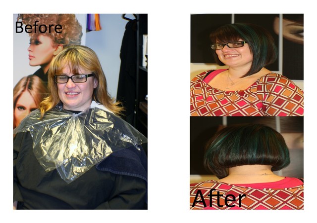 complete hair make over's  competiton winners 