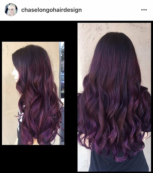  Eautiful purple ombré 