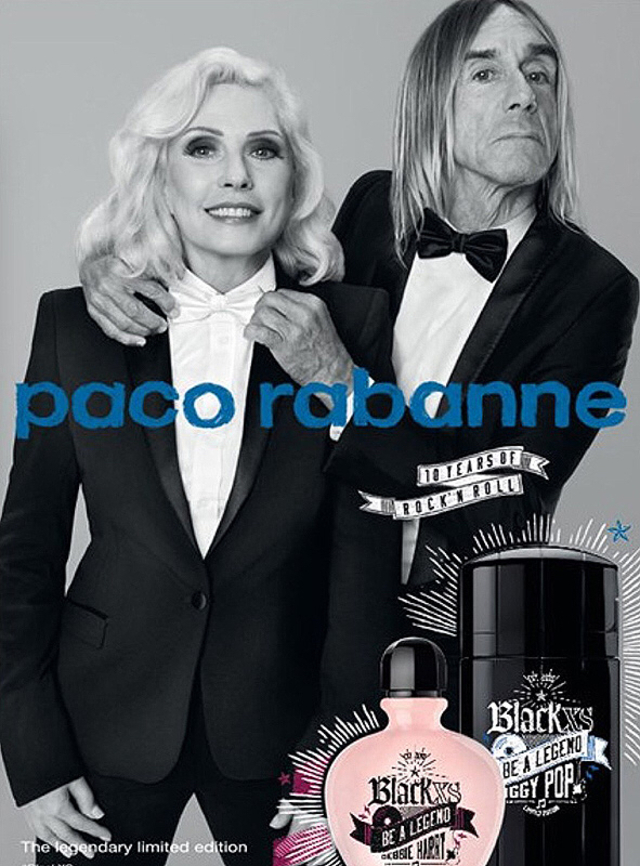 Debbie Harry and Iggy Pop for Black XS 