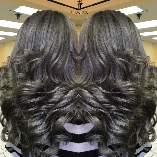 Silver hair 