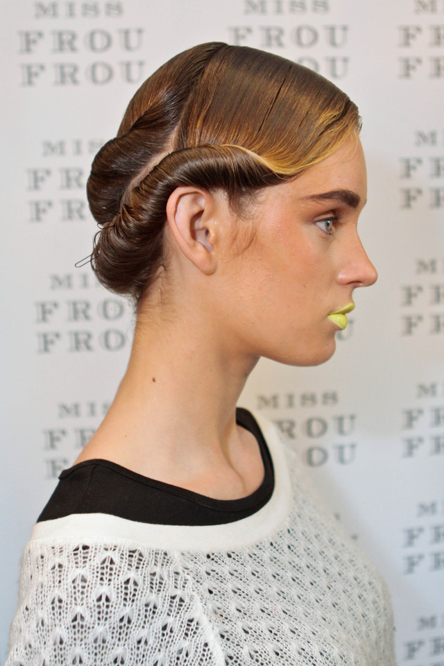 Backstage at Madgalena Velevska MBFWA 2012