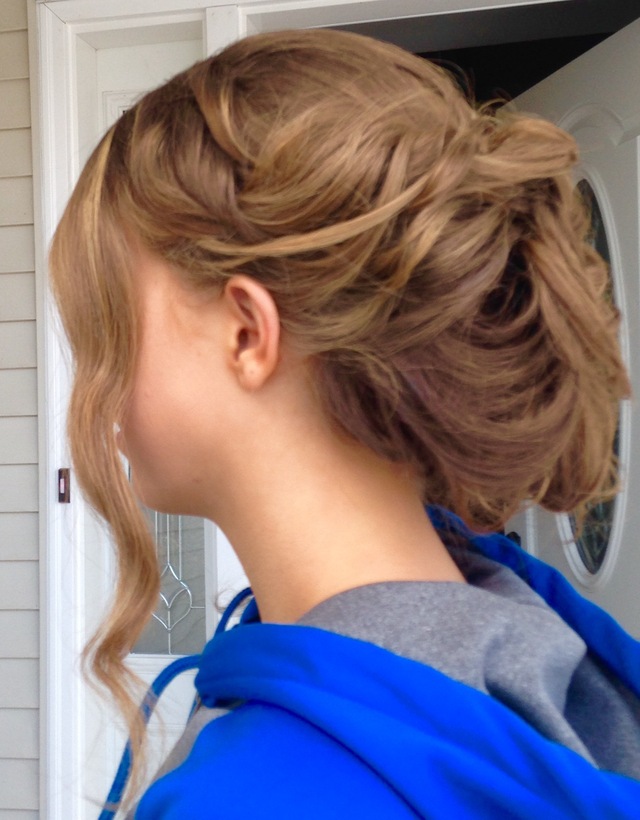 Soft updo