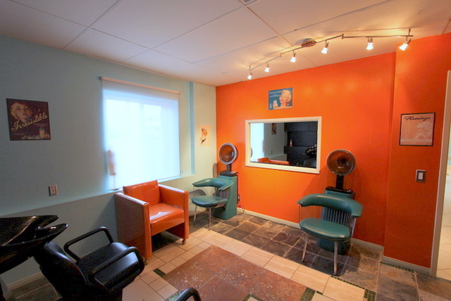 Inside our studio.