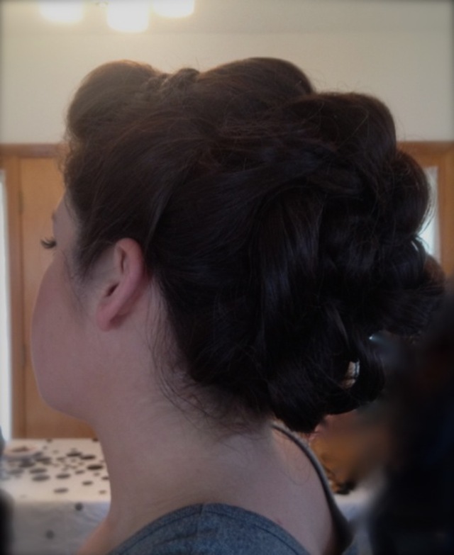wedding hair - the bride