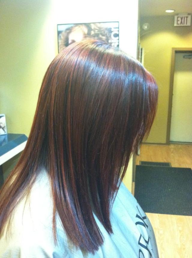 Red lites wit keratin