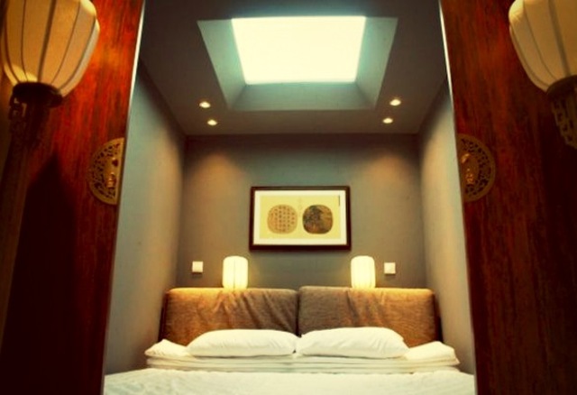 luxury hotel made from shipping containers