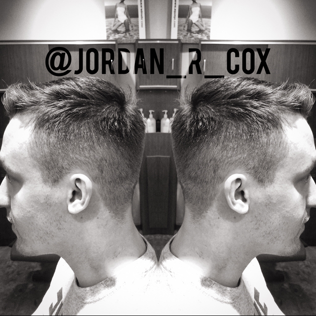 Scissor over comb men's haircut