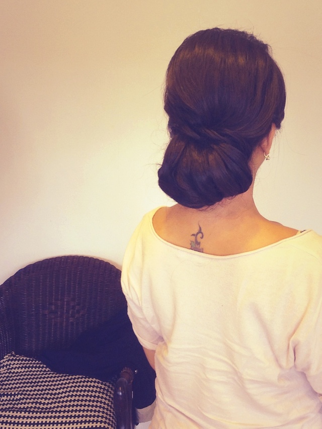 wedding hair trial 