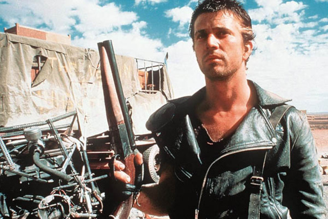Mel Gibson in Mad Max.