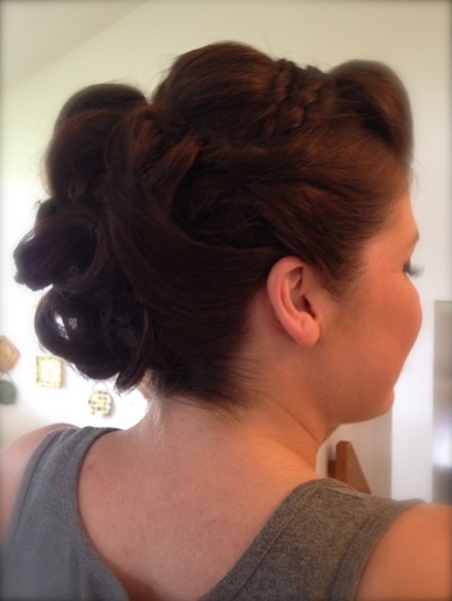 wedding hair - the bride