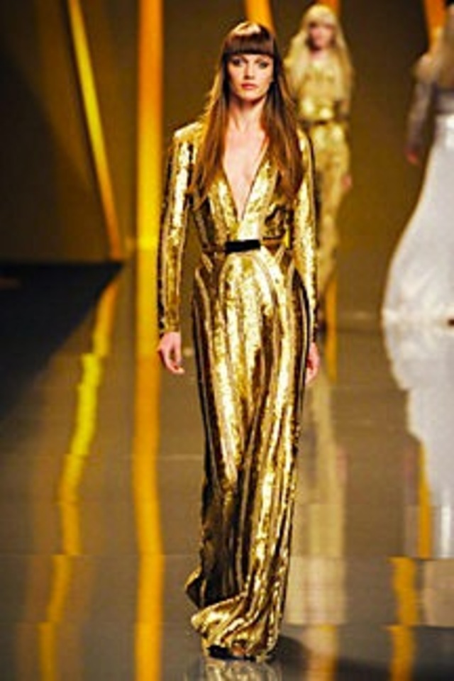gold fashion trend