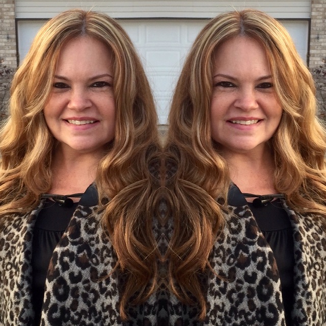 Grown out brown to blondes 