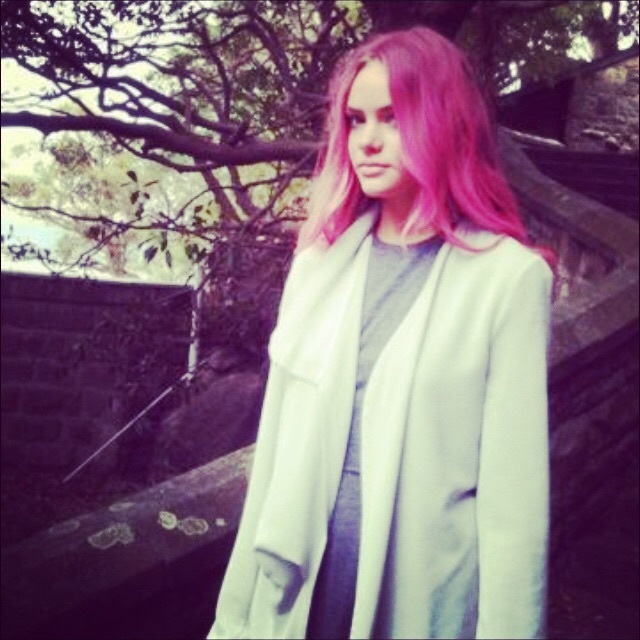 Pink hair