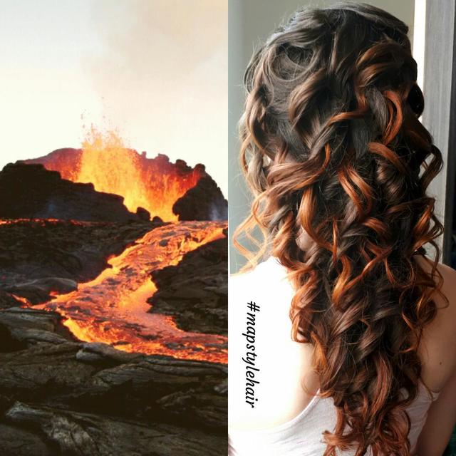 Lava curls