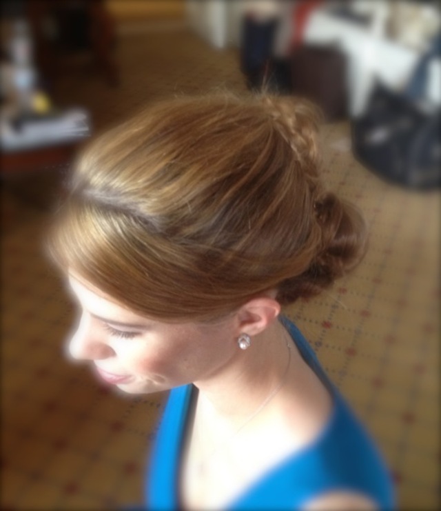 bridesmaid hair