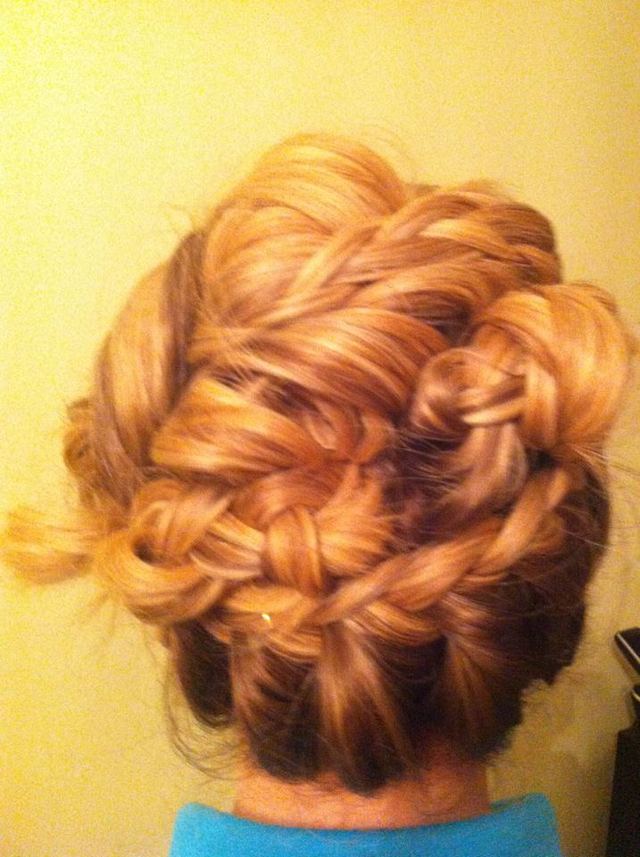 Hair up by Heidi at TGR 