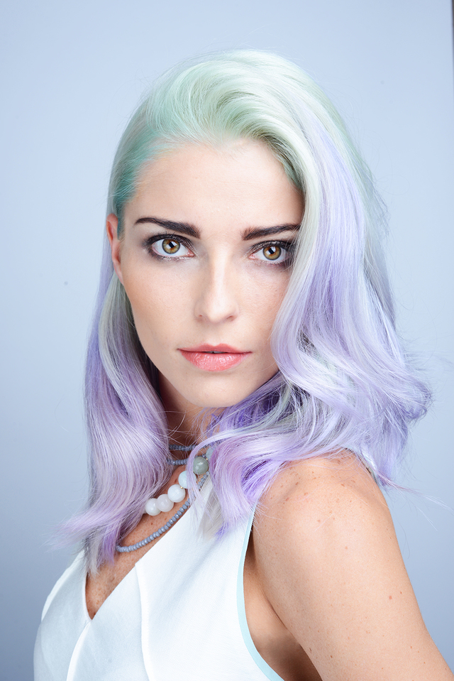 Lunatic Fringe Salon, Photo- Fumi Eguchi, Hair- Steven Robertson, Make Up- Heather Donahue, Stylist- Mathew Sandoval