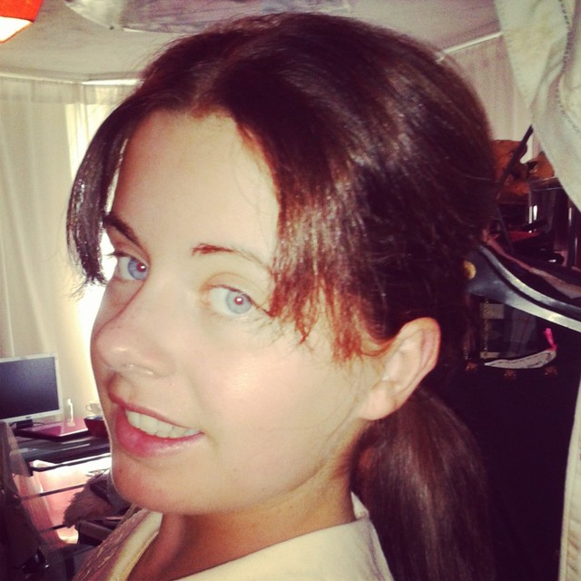 Backcombed Pony tail 