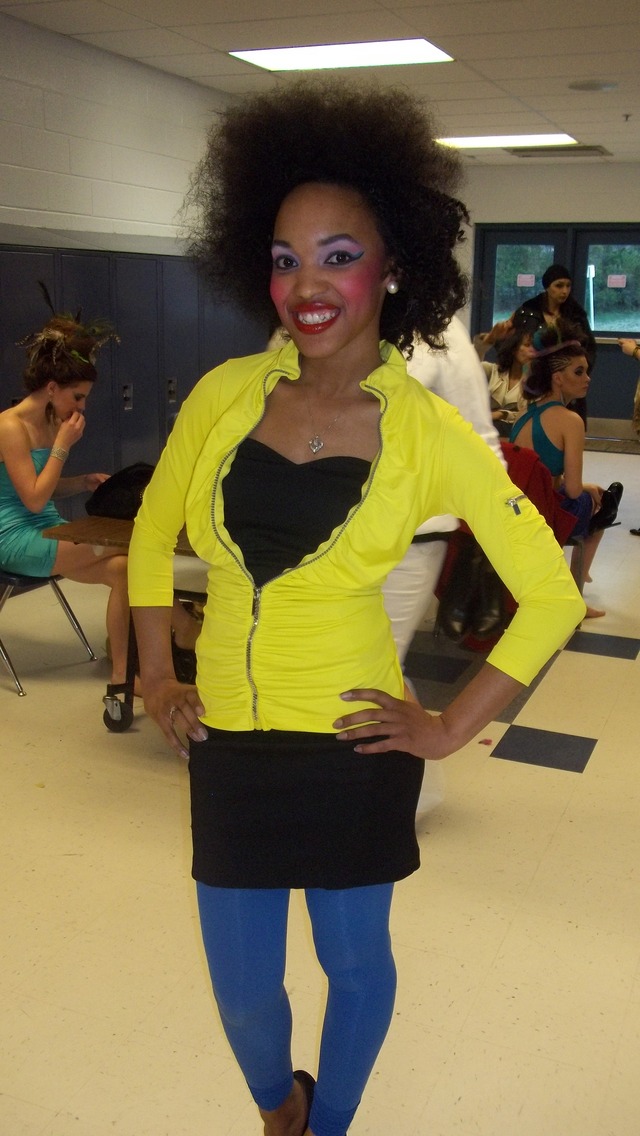 Hair styling and makeup application