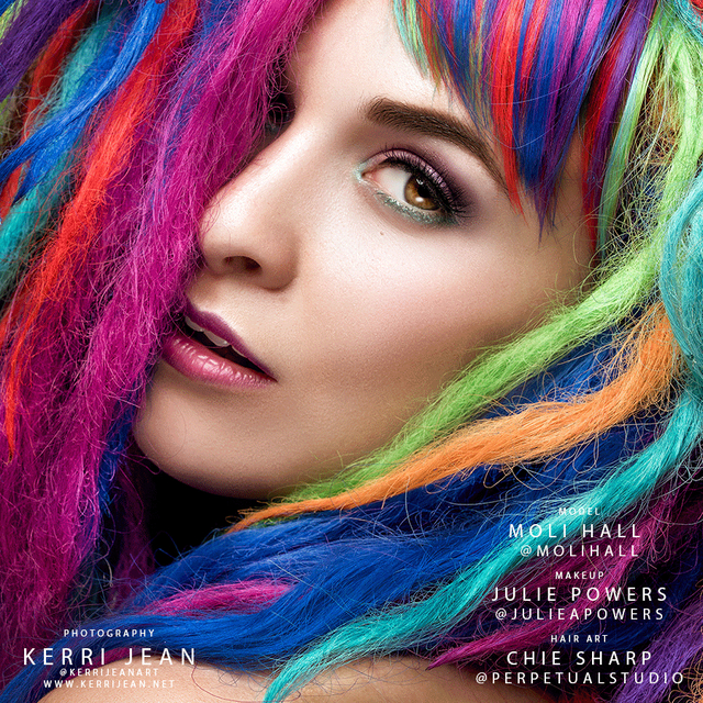Hair by Chie Sharp of Perpetual Studio 