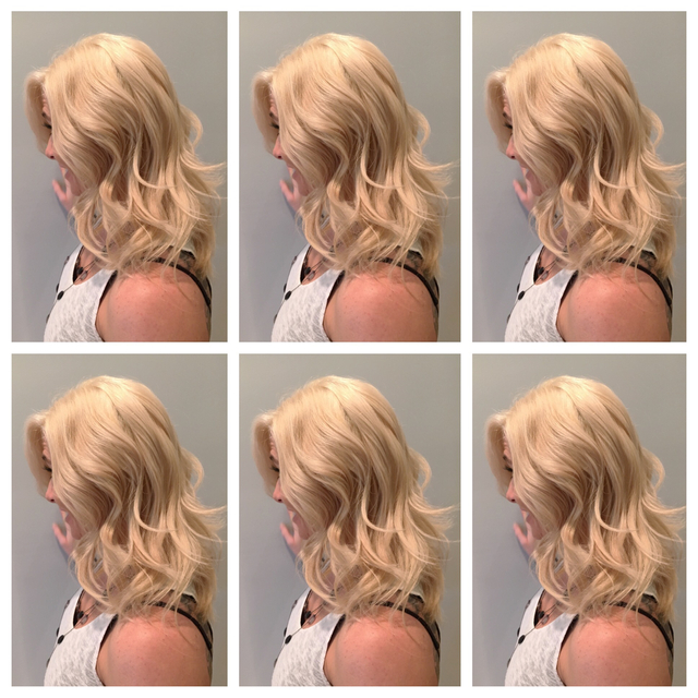 blonde textured crop
