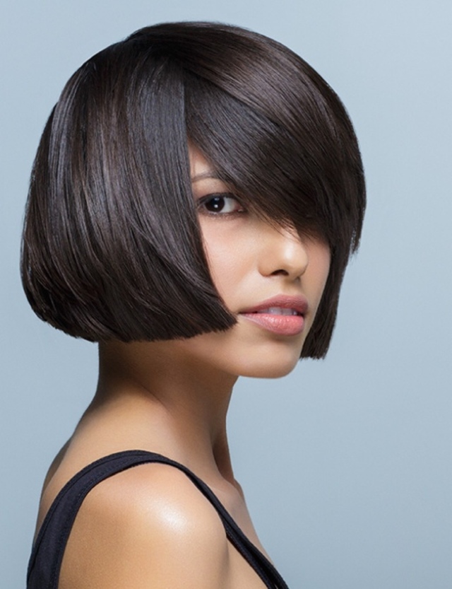 Paul Stafford for Unite .... So the next look for our Beautful model Lilya is the classic French box bob .... Really love this look but what will she do next ? 