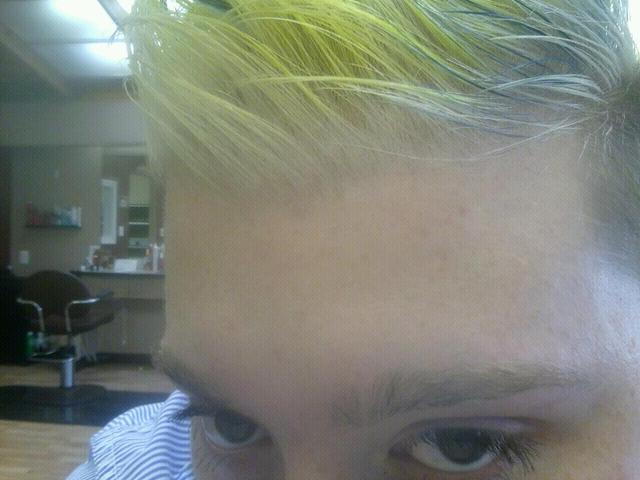 First time doing my own color, lol.