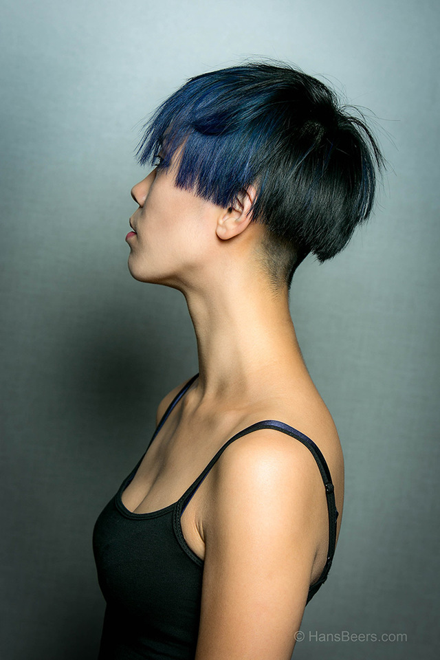 shanshan, bowlcut with undercut