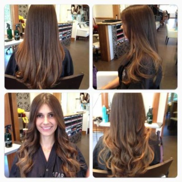 Perfect natural looking ombre