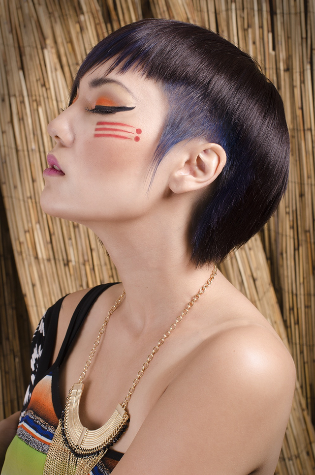 Hair Juliana Koutouzakis, MUA Ebony Mosley, photo Lauren Sykes