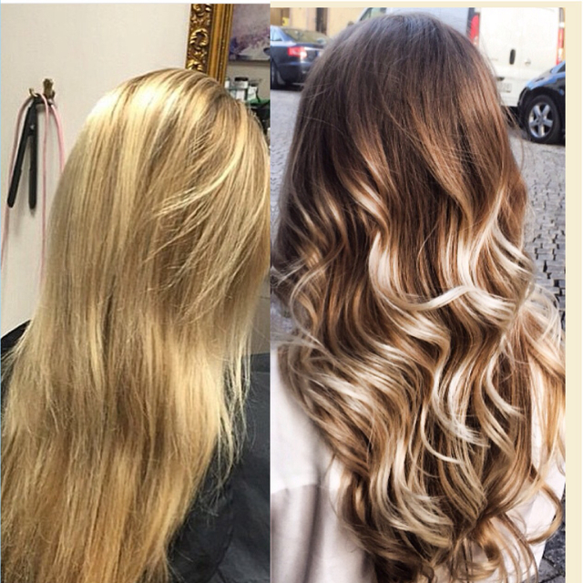 Balayage with Olaplex.