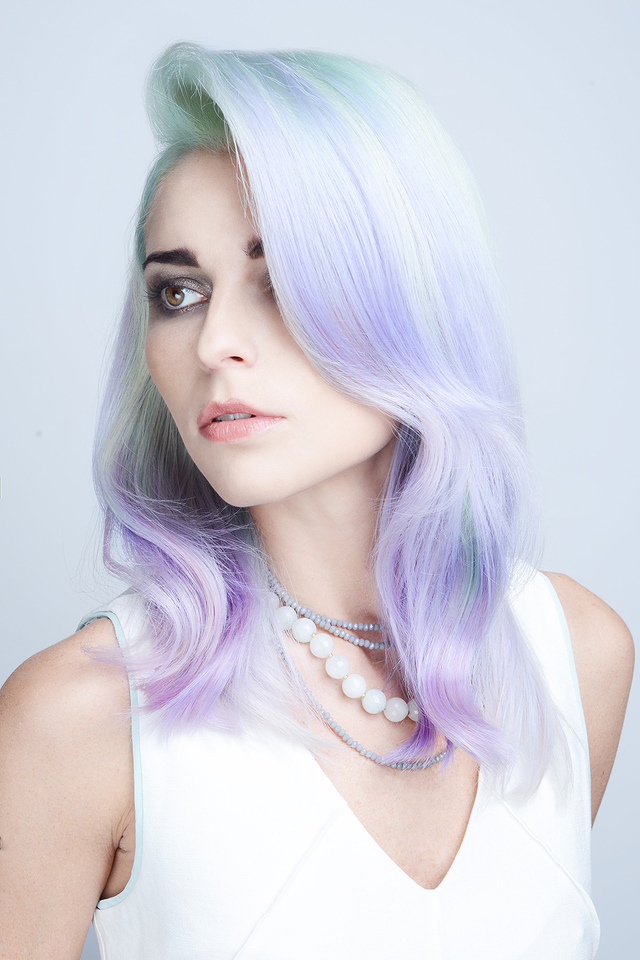 Lunatic Fringe Salon, Photo- Fumi Eguchi, Hair- Steven Robertson, Make Up- Heather Donahue, Stylist- Mathew Sandoval