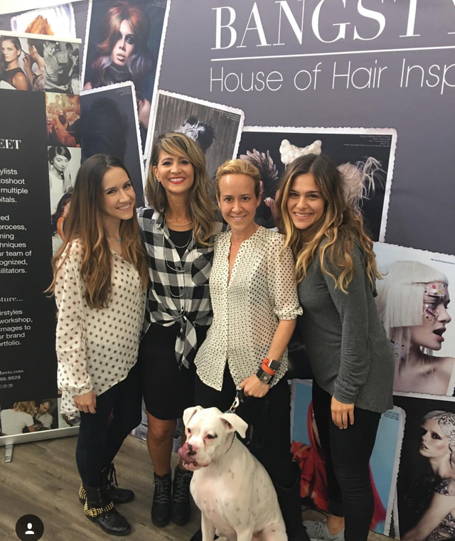 Bangstyle team with Evie and Tearsheets in LA California 