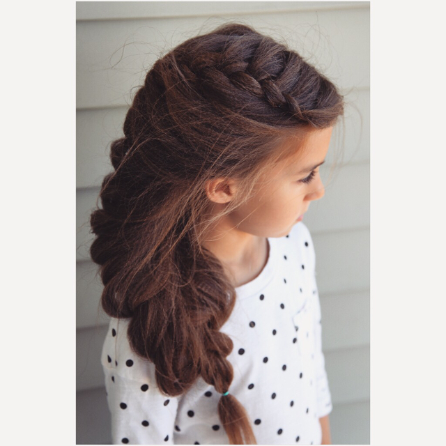 Braid with major volume from the Sam villa TEXTUR iron 