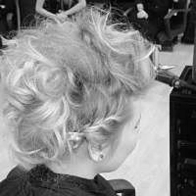 Soft hair updo