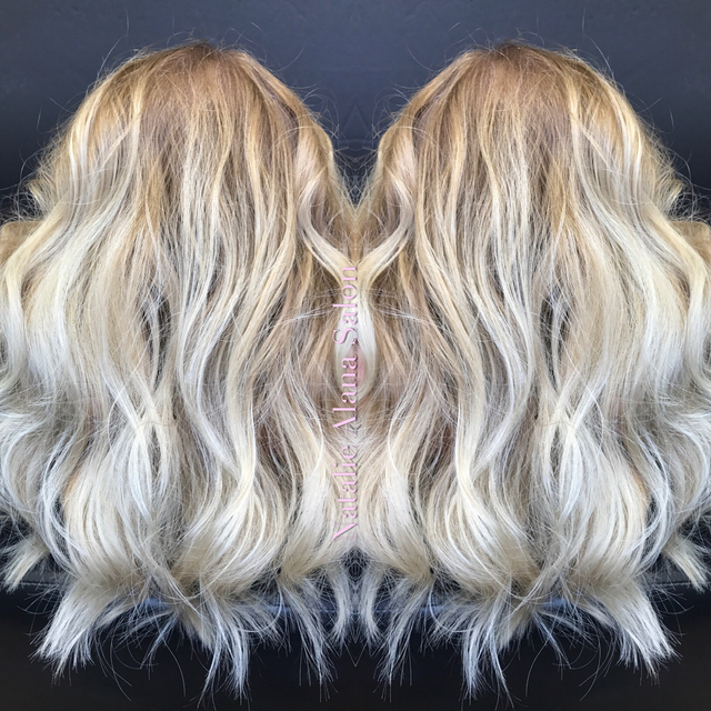 Bleach blonde babe. 