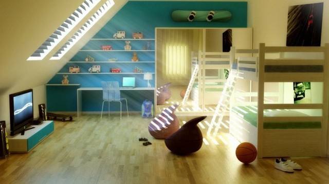 111- attic bedroom12