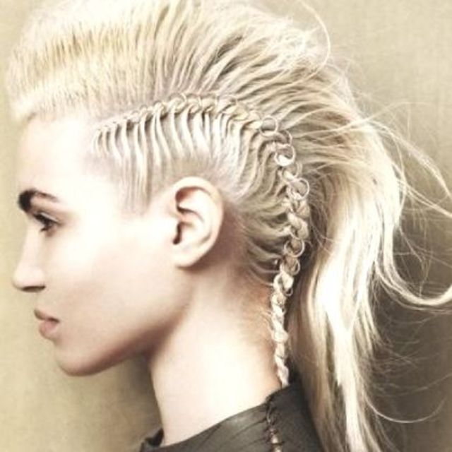 Faux Braid Mohawk