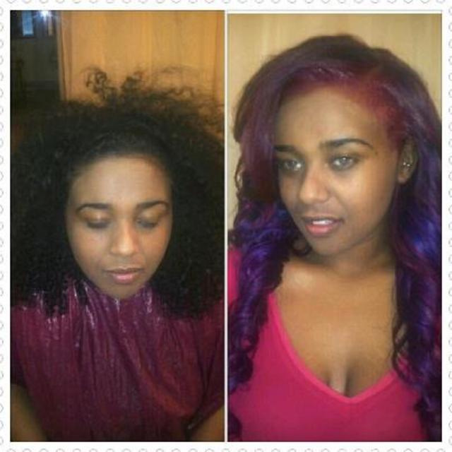 Custom Color Braidless Sew In