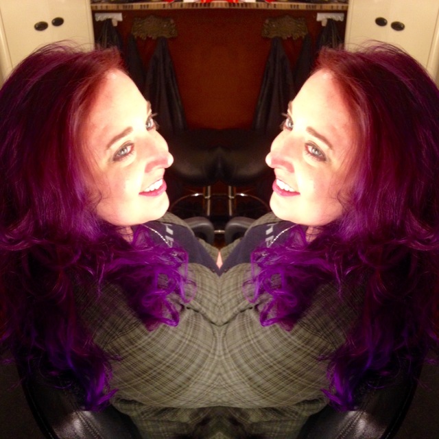 Blonde to deep red to Violet's and purples