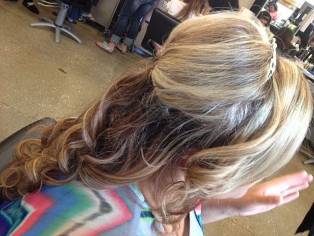Bridal Hair, with tiara