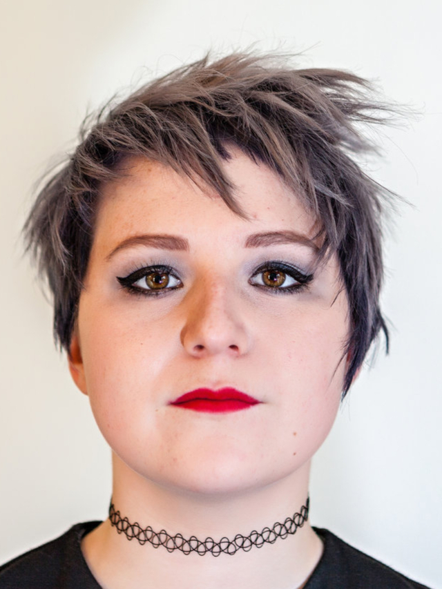 Grey Storm look from our 2015 Urban Grunge Shoot. Photographer David Bailey