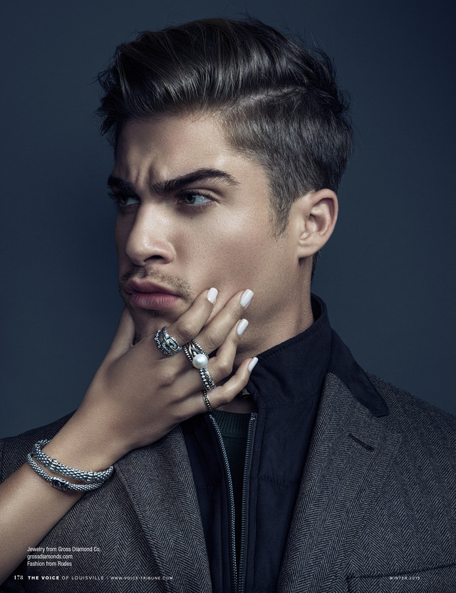 Hot Ice
Winter 2015 | The Voice Tribune
Creative director | Lori Kommor
Styling | hand modeling | Nadia London photigraohy | Clay Cook
Add. Processing | Jordan Hartley 
Make up | Bethany Hood
Hair | Matthew Tyldesley
Model | Max Whelan
