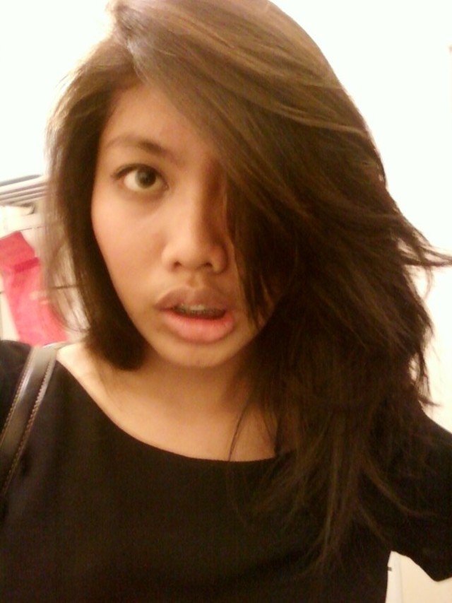 messy look
