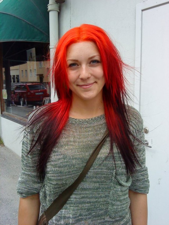 Reverse ombre (crazy color)