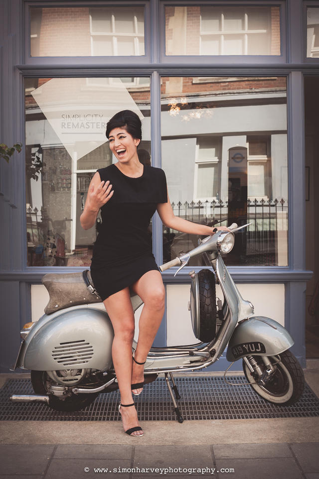 Mod Shoot 2013 Model Claudia - Hair by Louise - Photo by Simon Harvey