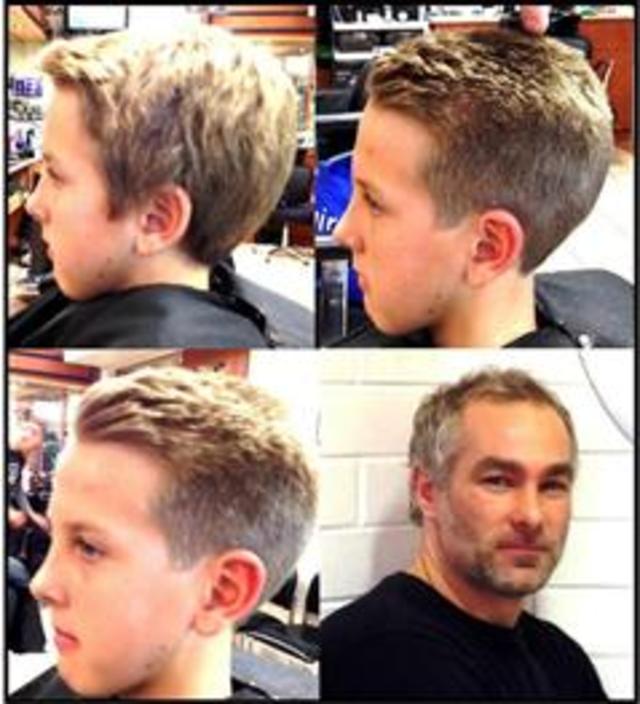 James decided on the ""Quiff Style""