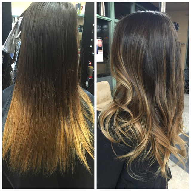 Before & after
