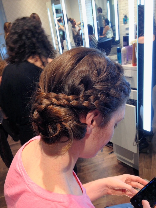 Quick wedding trial.  Melinda Brandt hair