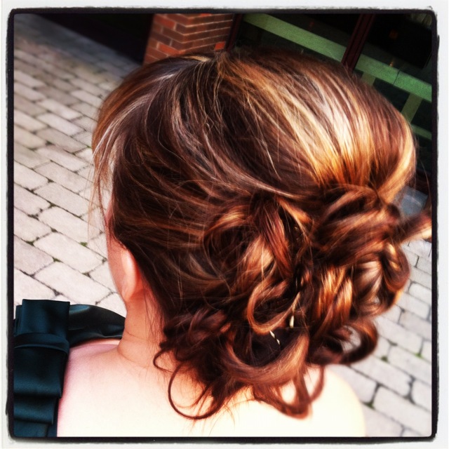 Fall Bridesmaid Updo
